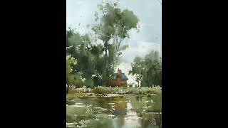 CHIEN CHUNG WEI  Watercolor painting  550