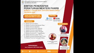 Bimbingan Teknis Manajemen Talenta Tahap III