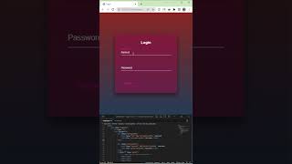 HTML CSS Login Page Template with Animated Label and Submit Button