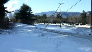 Steam in the Snow: CN 7470 at Roger's Crossing