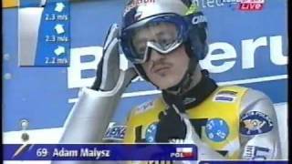 Małysz vs Hannawald ,Zakopane styczeń 2002,drugi dzień , I seria -David Goldstrom