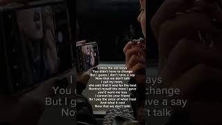 Now that we dont talk-Taylor swift#youtubeshorts #shorts#shortvideo#lyrics #songs#song #tiktok