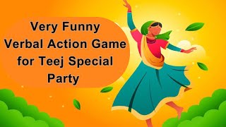 Funniest Game for Teej Special Party | Funny Verbal Action Game | One Minute game | Teej Game