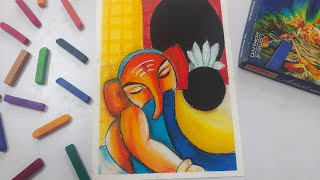 Easy Ganesha drawing/Soft pastel Ganesha drawing/Step by step ganesha drawing/How to draw Ganesha