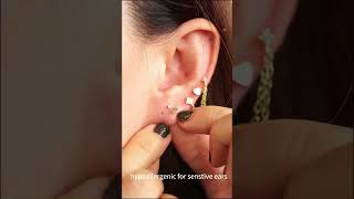 2024 Fashion Trend | Whimsical Ear Curations | Fun Earrings | Dainty Designs | Playful Styles