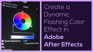 Flashing Color Effect In After Effects