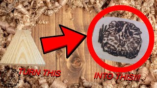 Making A Guinea Pig Wood Burning Plaque!!! (Satisfying)