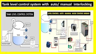 tank level auto and manual control wiring use e&h level switch.,water level switch.(in English)