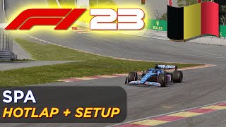 F1 23 SPA Hotlap + Setup (1:40.640) - 37 th Worldwide Ranking !!