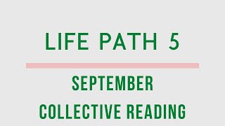 Life Path 5 - An Incredible Victory For You! Tarot Oracle Reading September 2022