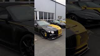 Bentley BLACK AND YELLOW #shorts #luxurycars #supercars #racing #bentley #bmw #toyota #ford #audi