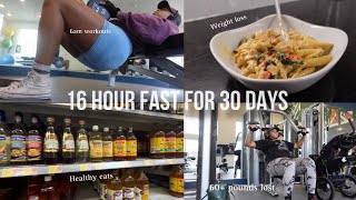 VLOG: I Fasted for 16 hours a day for 30 days and here's how it went *WATCH FOR MOTIVATION*