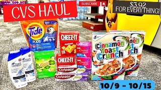 CVS HAUL - $3.92 FOR EVERYTHING! 10/9 - 10/15 🔥 🚨 PART 1 🚨