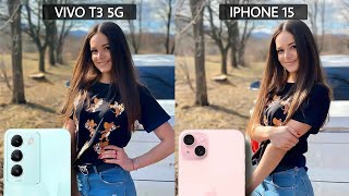 Vivo T3 5g VS iPhone 15 Camera Test Comparison