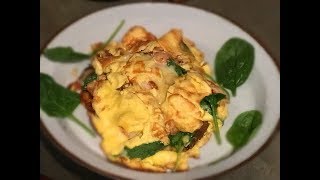 FOOD/ SCAMBLE EGG & HAM. TRỨNG CHIÊN VỚI THỊT GIĂM BÔNG