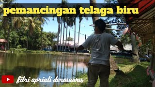 mancing ikan bawal di pemancingan telaga biru teluknaga - mancing bersama dermawan family