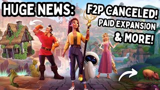 NEWS! Disney Dreamlight Valley PAID EXPANSION REVEAL | F2P Canceled!