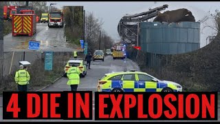 4 people Die in UK 🇬🇧 Explosion at Waste Treatment Works in Avonmouth near Bristol