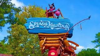 Splash Mountain 2022 Magic Kingdom Walt Disney World - Front Row POV