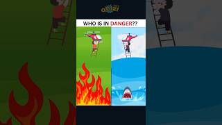 Test Your IQ: Who Is in Danger ?🙈 | Riddles and Puzzles for IQ Test | #shorts #viral #paheliyan