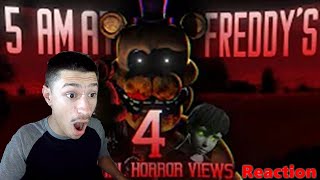 Swaggy's Here| Reaction to FNAF - COLLAB | 5 AM AT FREDDYS: THE FINAL HORROR VIEWS by ‪@Piemations‬