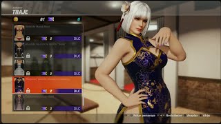 Dead or alive 6 todos los trajes  de Christie