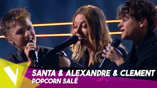 Santa & Alexandre et Clément - 'Popcorn salé' | Live 5 | The Voice Belgique Saison 11