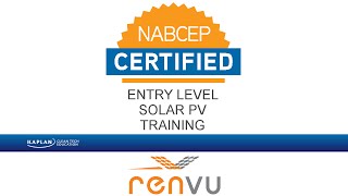 Kaplan Entry Level Solar NABCEP Prep OnDemand Course | RENVU