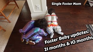 And We're Back! 21 Month and 10 Month Foster Baby Update | Single Foster Mom