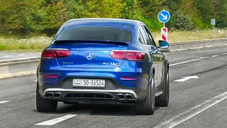 Driving a 730HP Mercedes GLC63S AMG around the Nürburgring - LAUNCH Control, Crackles, Flames!