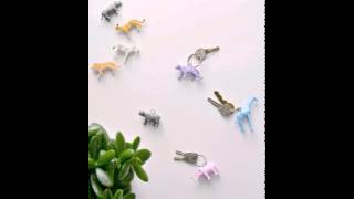 DIY Animal Key Rings