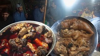 Street Food Pakistan | Ibrar Chaskara Bong PAYE | Paye Bong | Eating Food | Street Food Library