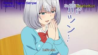 Senpai eating spicy curry