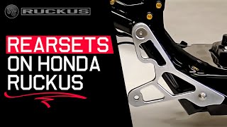 INSTALLING REARSETS ON A HONDA RUCKUS