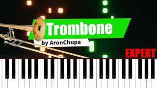 Trombone - AronChupa & Little Sis Nora - Piano Tutorial