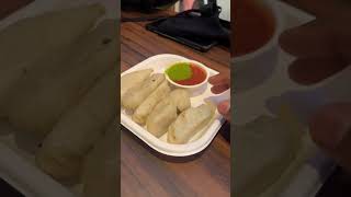 District Drive in Dahi Puri Chicken momos #foodshorts #foodlover #food #foodcourt #foodvlog #indian