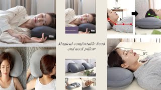 لآلام الرقبة (المخدة الطبية لتخفيف آلام   مريحة سحرية  🌳Magical comfortable head and neck pillow