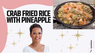 Crab Lover's Paradise: Pineapple Infused Fried Rice Recipe | Quick & Delicious! 😋 #seafoodrice