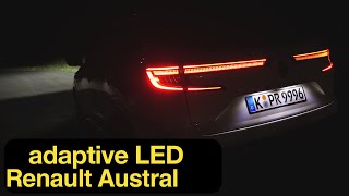 2023 Renault Austral: adaptive LED Vision Test [4K] - Autophorie Extra