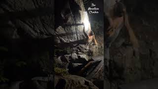 Chaining Rythmo V10 Magic Wood, Switzerland climber Jen debellis #bouldering #climbing #shorts