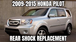 2010-2015 Honda Pilot rear shock replacement (easy way)