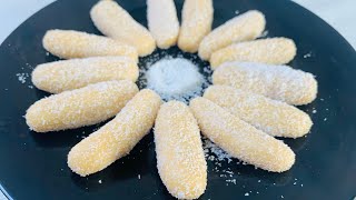 Instant sweets with coconut and milk powder will melt in your mouth