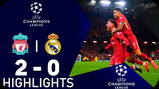 Cody Gakpo Goal | Liverpool vs Real Madrid 2-0 Highlights | UEFA Champions League 2024/25