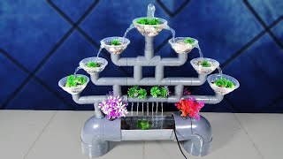 How to Make AMAZING AQUARIUM FOUNTAIN using PVC Pipes