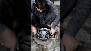 Amazing Process of Casting Aluminum Rim #randomthings #making #ytshorts