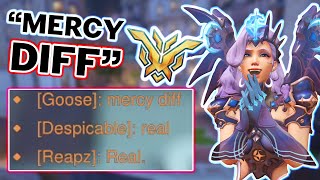 "MERCY DIFF" RANK 1 MERCY CARRY! - Overwatch 2