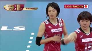 Saori SAKODA 迫田さおり[Highlights] Japan vs Italy 2015 FIVB WGP Final Round - Long Version