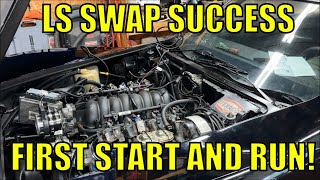 1976 Chevrolet C3 Corvette LS Swap - Part 14 Engine Starts for the First Time In Over A Year