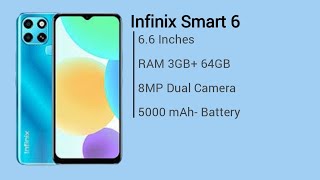 Infinix Smart 6 Official look, Price, Design, Camera, Specifications and Features