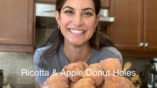 Ricotta & Apple Donut Holes